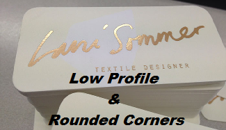 Low Profile & Rounded Corner Business Cards