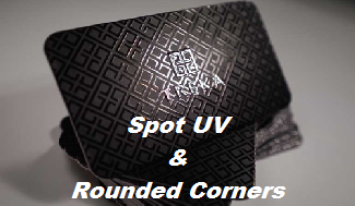 Spot UV & Rounded Corner Business Cards